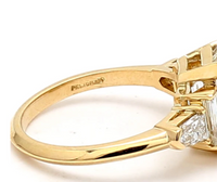 Thumbnail for La Dolce Vita: Custom Emerald Shape 14 Karat Yellow Gold Engagement Ring
