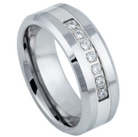Thumbnail for The Gentleman Tungsten wedding band