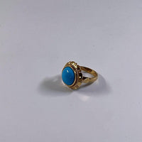 Thumbnail for TURQUOISE CABOCHON TURQUOISE EARRING