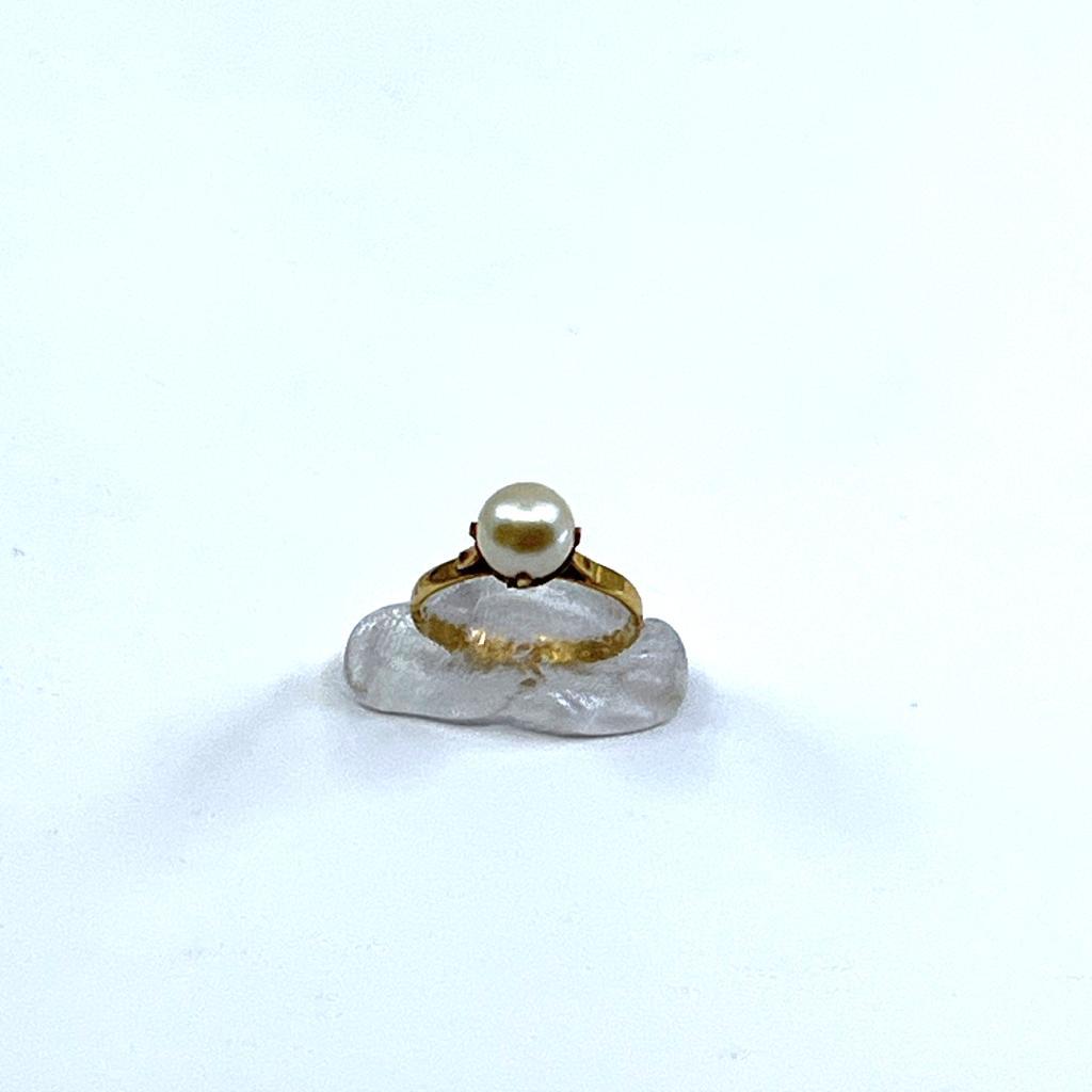 PEARL YELLOW GOLD AKOYA PEARL RING