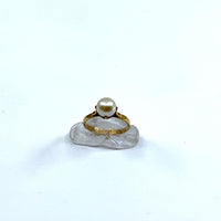 Thumbnail for PEARL YELLOW GOLD AKOYA PEARL RING