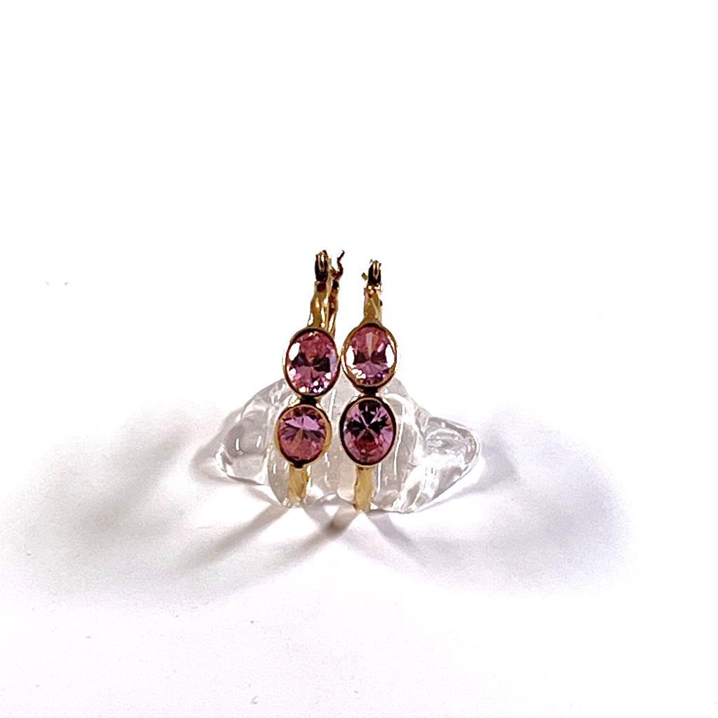PINK TOPAZ POST LADIES ROPE STYLE