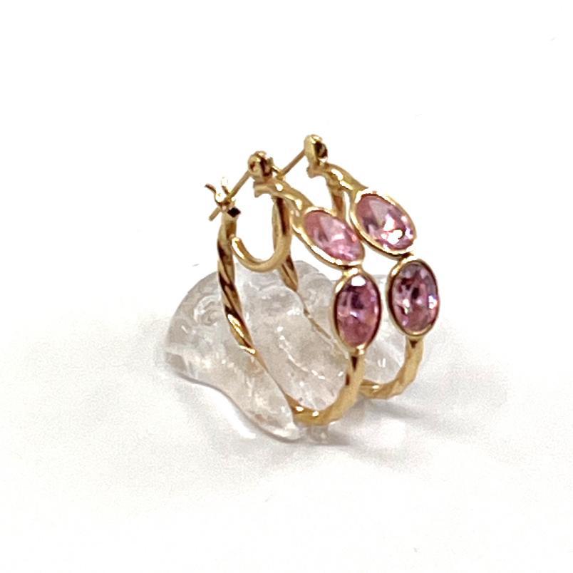 PINK TOPAZ POST LADIES ROPE STYLE