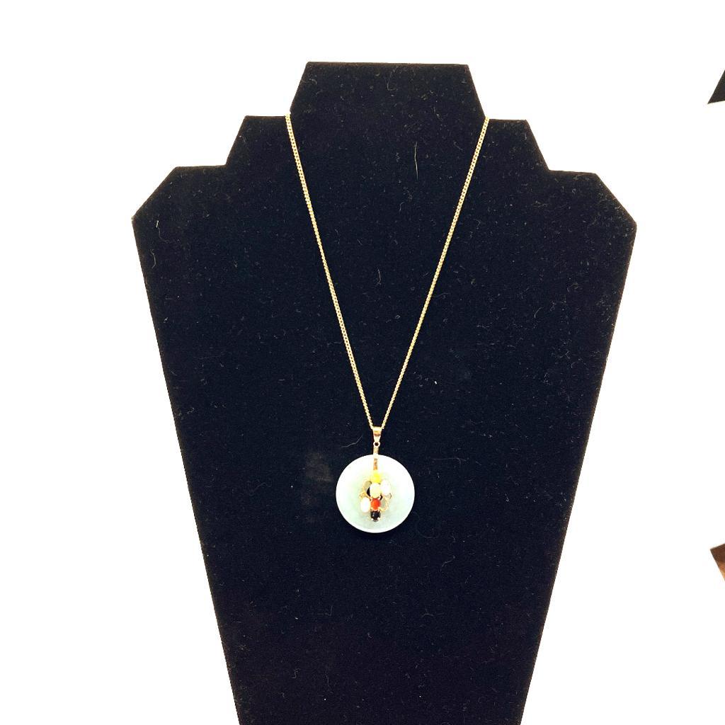 JADE / MULTI GEM NECKLACE