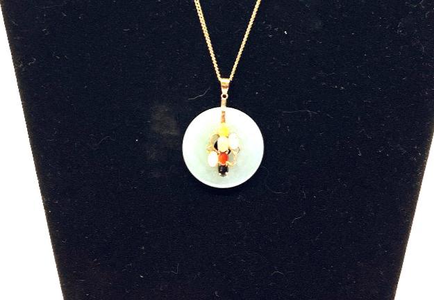 JADE / MULTI GEM NECKLACE