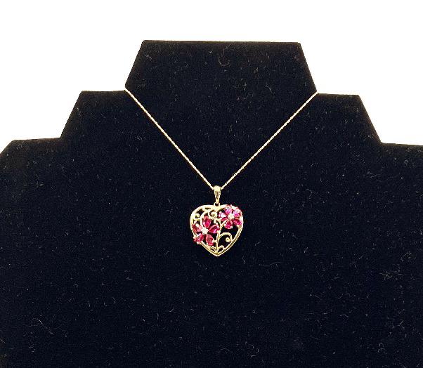 DAMOND / RUBY PENDANT