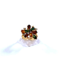 Thumbnail for MULTI-GEM COCKTAIL RING EMERALD