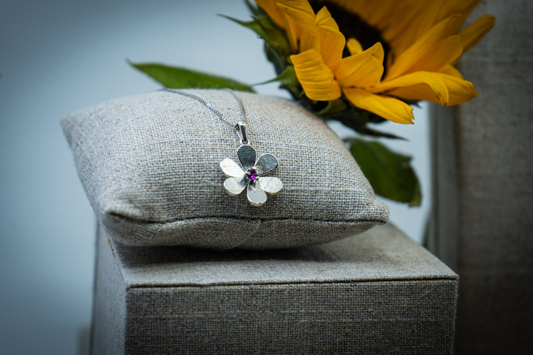 Flower of Life Pendant in Silver