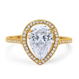 🎁 The Positano Pear Shape CZ Engagement ring (100% off)