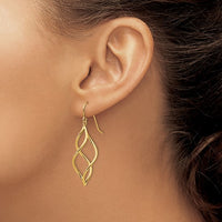 Thumbnail for 14Karat Twisted Dangle Earrings