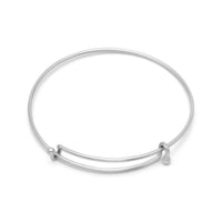 Thumbnail for Silver Tone Expandable Wire Fashion Bangle
