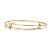 Thumbnail for Gold Tone Expandable Wire Fashion Bangle