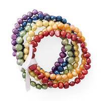 Thumbnail for Rainbow Cultured Freshwater Pearl Bracelets