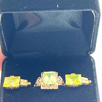 Thumbnail for PERIDOT EMERALD CUT PERIDOT RING