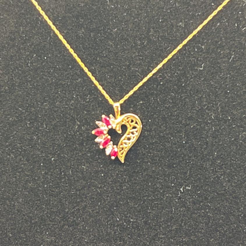 DIAMOND / RUBY NECKLACE DIAMONDS