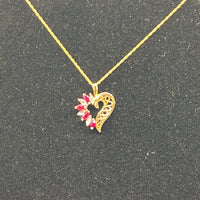 Thumbnail for DIAMOND / RUBY NECKLACE DIAMONDS