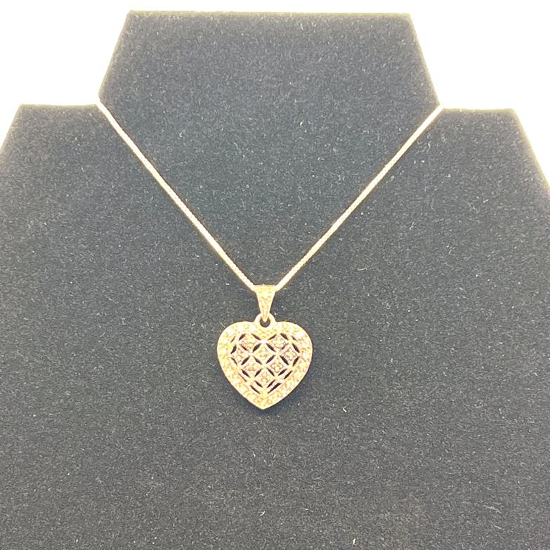 DIAMOND / MARCASITE FILIGREE DIAMOND