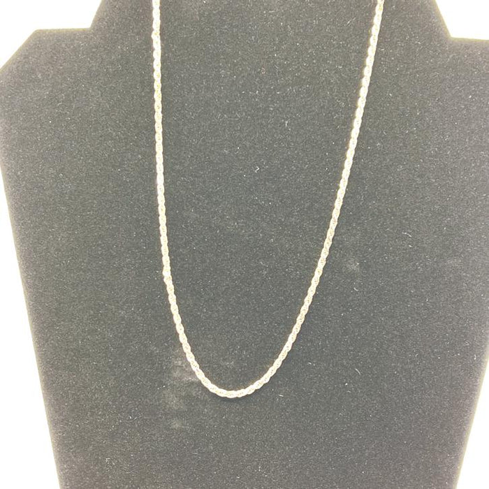 N/A SILVER ROPE NECKLACE