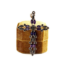 Thumbnail for AMETHYST/MARCASITE CROSS