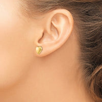 Thumbnail for 14karat Heart Post Earrings