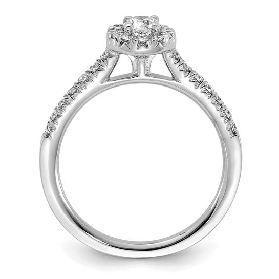 14kw Lab Grown Diamond SI1/SI2, G H I, Complete Engagement Ring