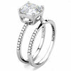 Thumbnail for Chianti Bloom CZ Wedding Ring Set