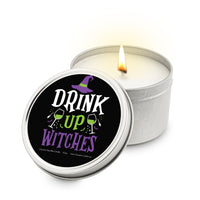 Thumbnail for Drink Up Witches 5.5 oz Soy Blend Travel Candle Tin
