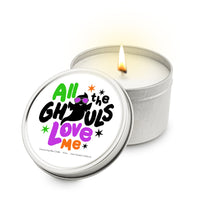 Thumbnail for All The Ghouls Love Me 5.5 oz Soy Blend Travel Candle Tin