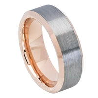 Thumbnail for The Guitar Hero-8mm Rose Gold Tungsten Men's Wedding band