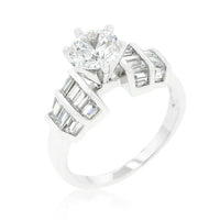 Thumbnail for 🎁 The Perugia  Round Center CZ Engagement Ring (100% off)