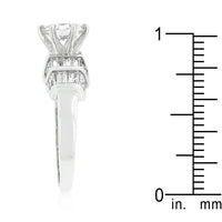 Thumbnail for The Perugia  Round Center CZ Engagement Ring