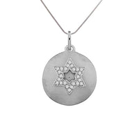 Thumbnail for LADIES PENDANT 1/10 CT ROUND DIAMOND SILVER