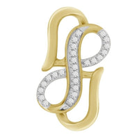 Thumbnail for LADIES PENDANT 1/15 CT ROUND DIAMOND 10K YELLOW GOLD