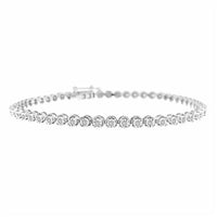 Thumbnail for LADIES BRACELET 3/4 CT ROUND DIAMOND 14K WHITE GOLD