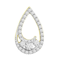 Thumbnail for LADIES PENDANT 1/3 CT ROUND DIAMOND 10K YELLOW GOLD