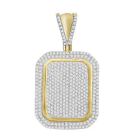 Thumbnail for MEN'S PENDANT 1 CT ROUND DIAMOND 10K YELLOW GOLD
