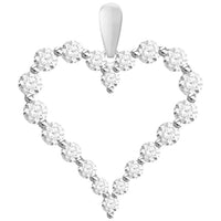 Thumbnail for LADIES NECKLACE 1/2 CT ROUND DIAMOND 10K WHITE GOLD