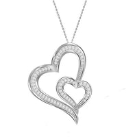 Thumbnail for LADIES PENDANT 1/5 CT ROUND DIAMOND 10K WHITE GOLD