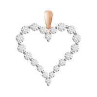 Thumbnail for LADIES PENDANT 1/2 CT ROUND DIAMOND 10K ROSE GOLD