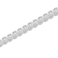 Thumbnail for LADIES BRACELET 1/4 CT ROUND DIAMOND SILVER