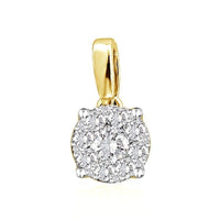 Thumbnail for LADIES PENDANT 1/2 CT ROUND DIAMOND 14K YELLOW GOLD