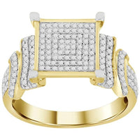 Thumbnail for LADIES RING 3/4 CT ROUND DIAMOND 10K YELLOW GOLD