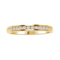 Thumbnail for LADIES BAND 1/2 CT ROUND DIAMOND 14K YELLOW GOLD