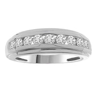 Thumbnail for LADIES RING 1/2 CT ROUND DIAMOND 10K WHITE GOLD