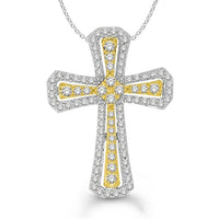 Thumbnail for LADIES PENDANT 1/2 CT ROUND DIAMOND 10K YELLOW GOLD