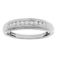 Thumbnail for LADIES RING 1/6 CT ROUND DIAMOND 10K WHITE GOLD