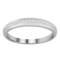 Thumbnail for MEN'S BAND 1/4 CT PC DIAMOND 10K WHITE GOLD