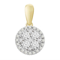 Thumbnail for LADIES PENDANT 1/4 CT ROUND DIAMOND 14K YELLOW GOLD