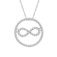 Thumbnail for LADIES PENDANT 1/4 CT ROUND DIAMOND 10K WHITE GOLD