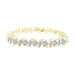 LADIES BRACELET 5 CT ROUND/BAGUETTE DIAMOND 10K YELLOW GOLD